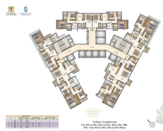 Sheth Auris Serenity Typical Floor Plan1
