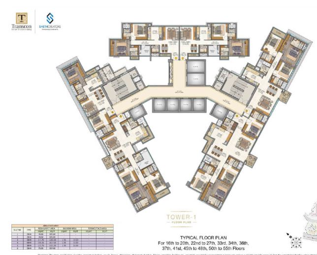Sheth Auris Serenity Typical  Floor Plan1