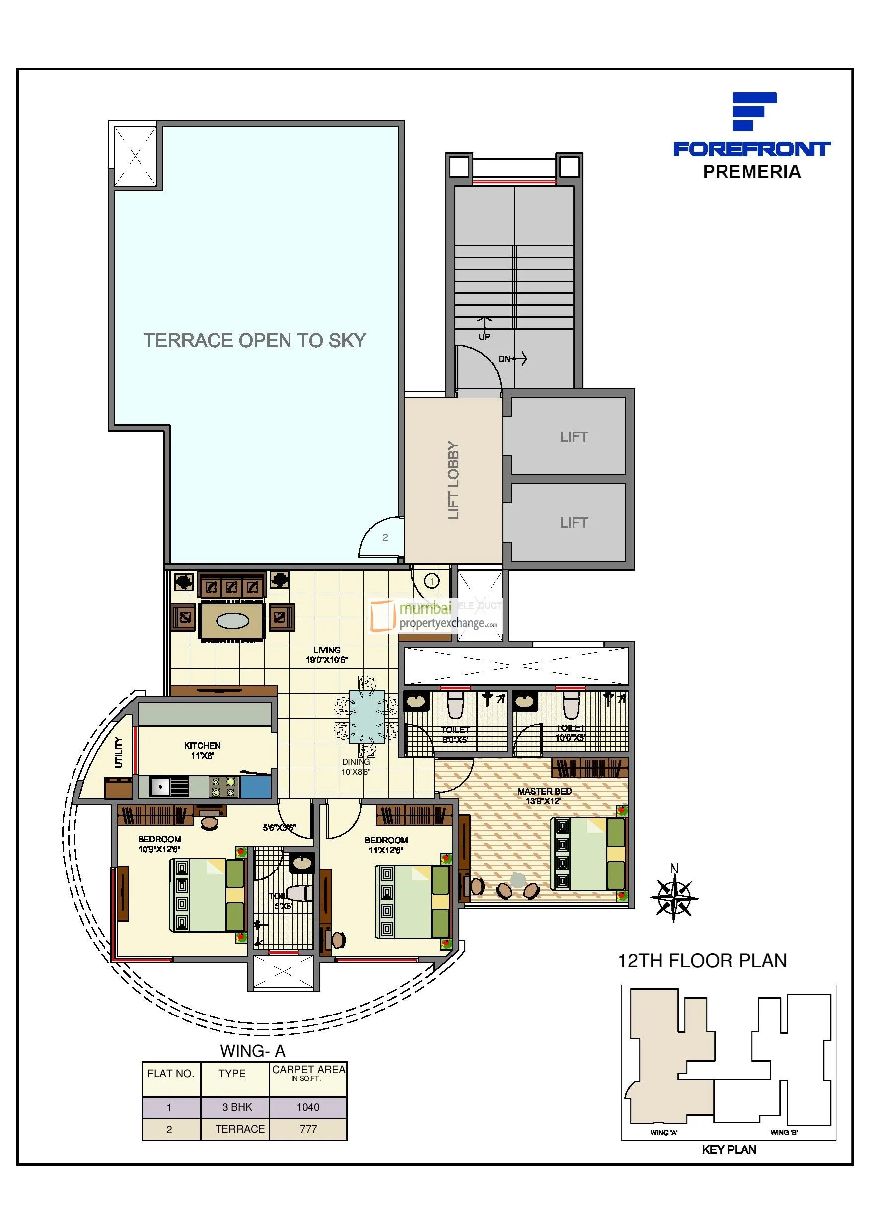 12TH FLOOR PLAN