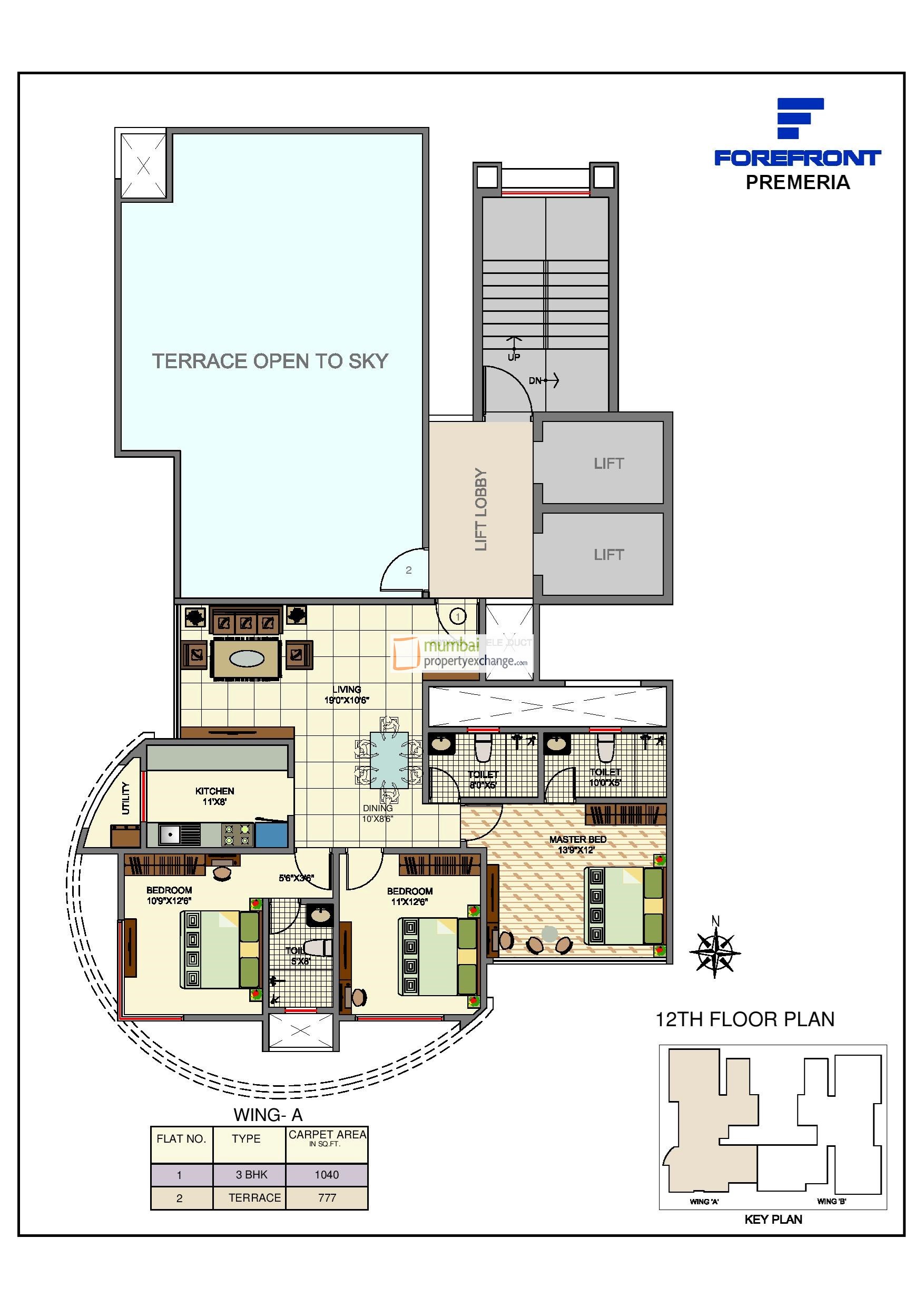 12TH FLOOR PLAN