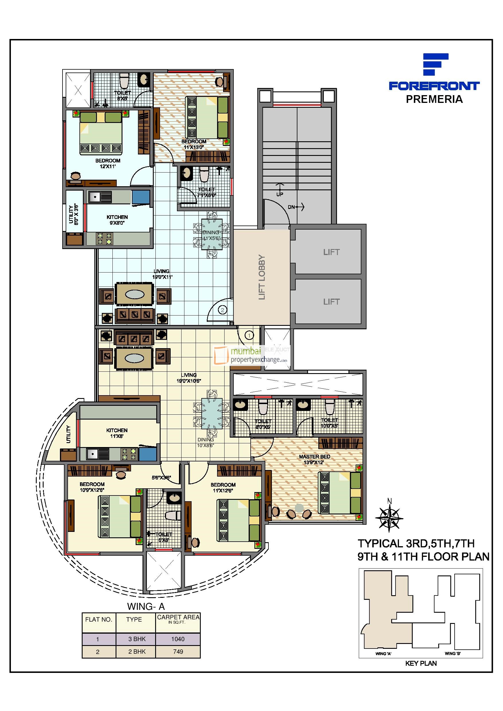 3RD,5TH,7TH,11TH FLOOR