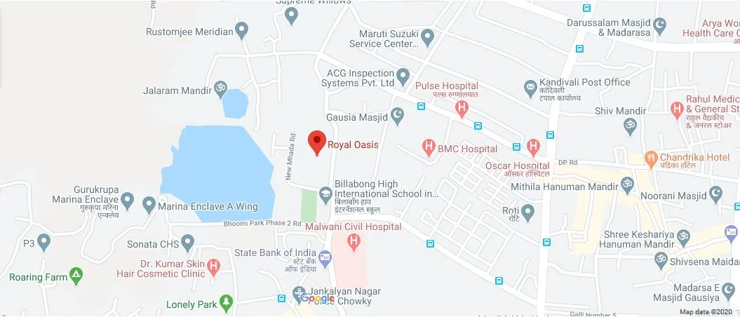 Royal Oasis Location Map