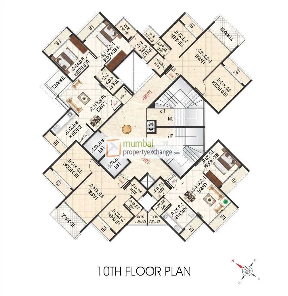 10th Floor plan
