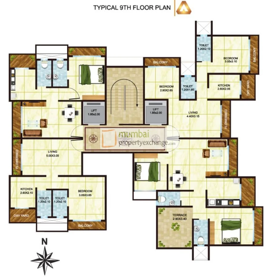9th Floor Plan