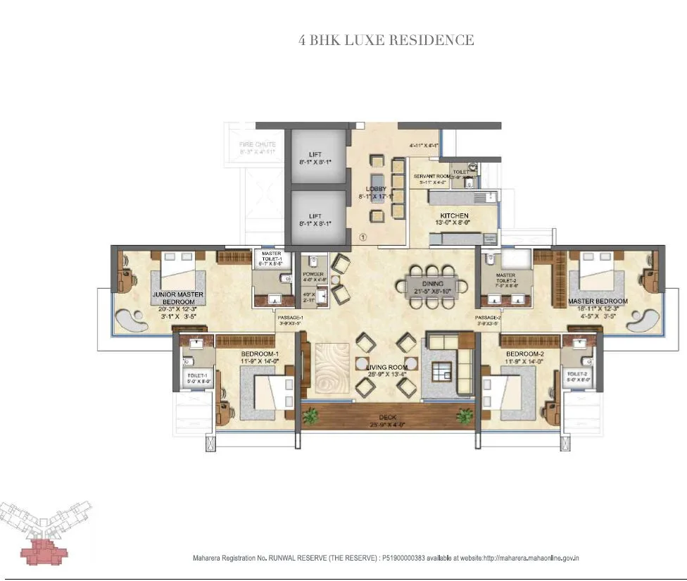 Runwal Reserve 4BHK Lux Residence