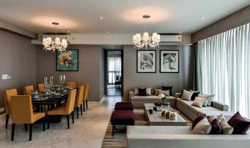 Runwal Reserve Living Room One Flat Per Floor