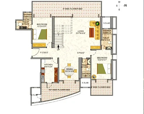 Unit Plan 5 BHK Duplex