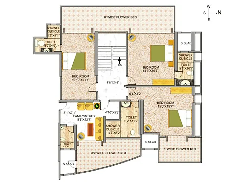 Unit Plan 5BHK DUplex
