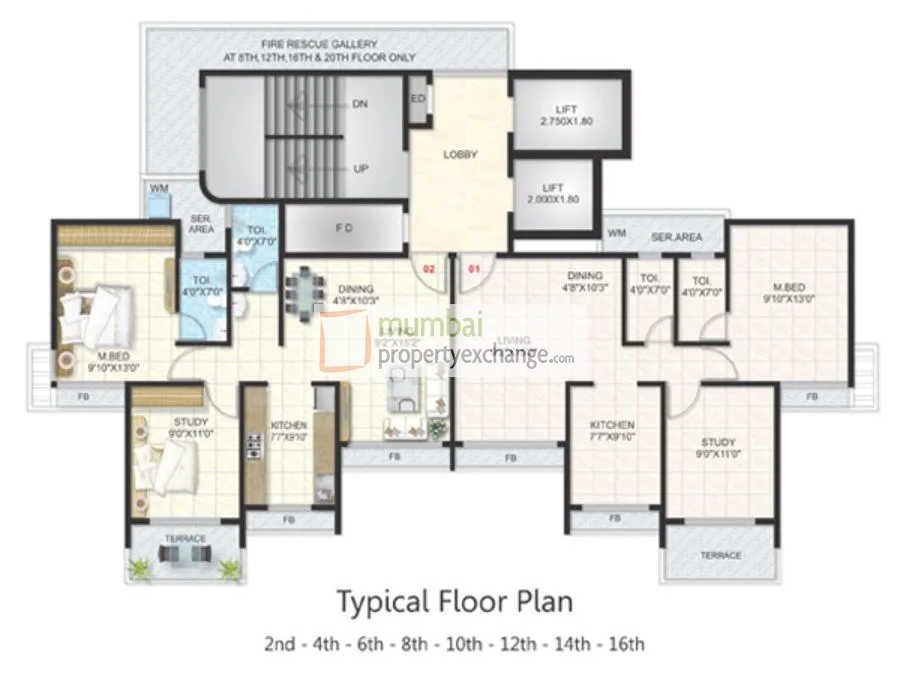 Even Floor Plan