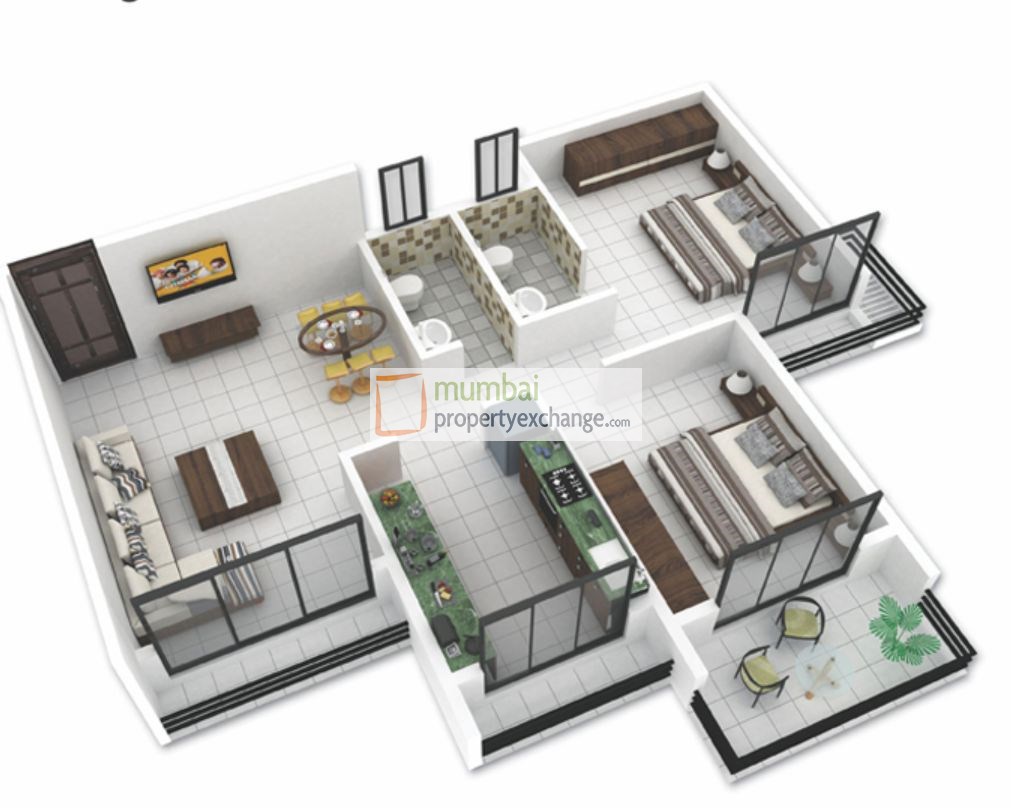 2BHK Plan