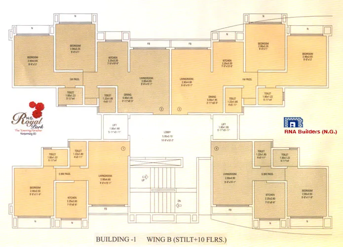 1 BHK Flats for Sale in n g royal park, Kanjur Marg