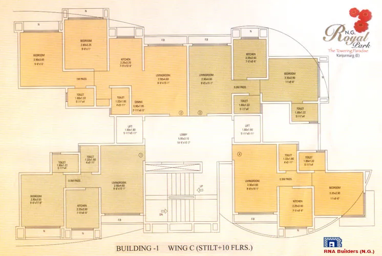 1 BHK Flats for Sale in n g royal park, Kanjur Marg