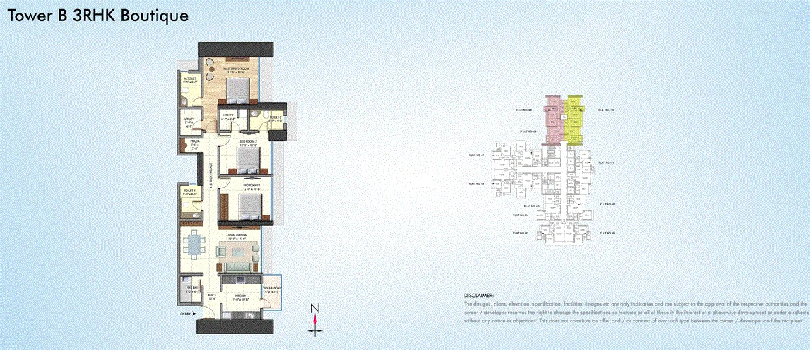 Omkar Alta Monte Tower B 3RHK Botique
