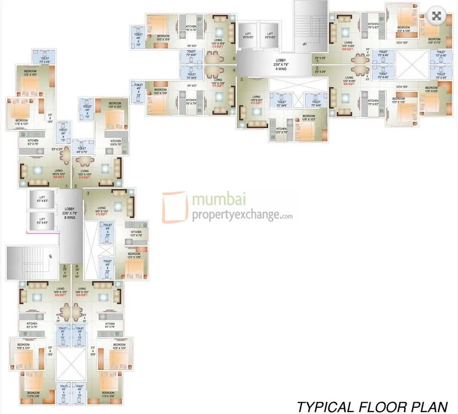 2 BHK Flats for Sale in The Solitaire, Mahim