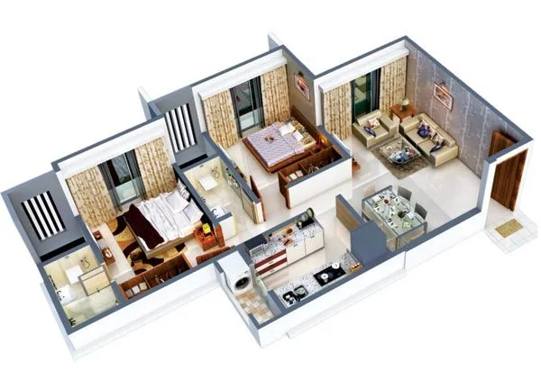 2BHK Plan