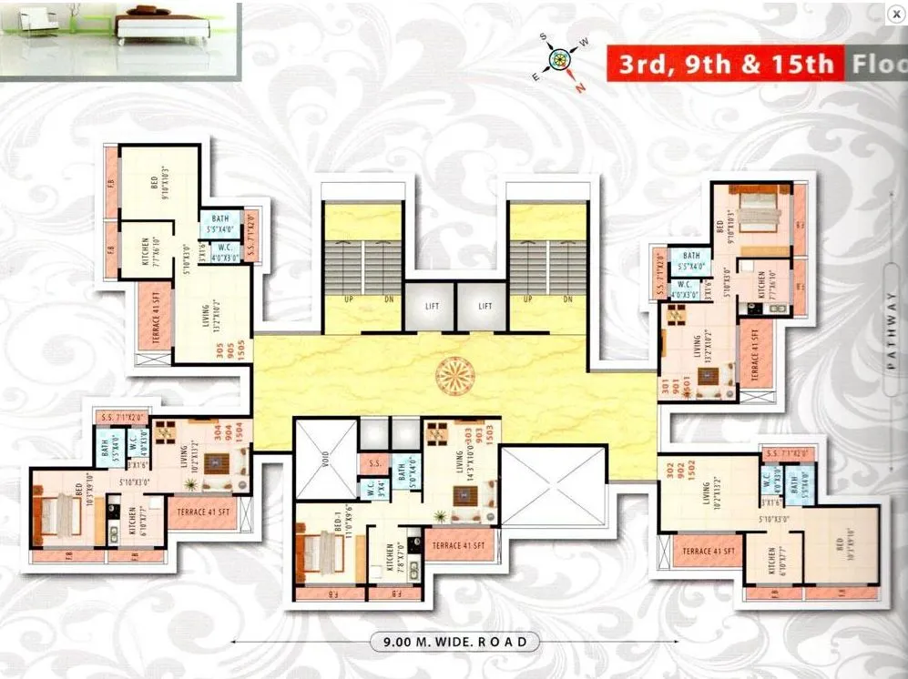 2 Flats for Sale in Mahavir Residency, Airoli