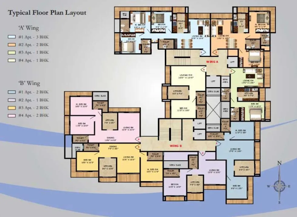 2 BHK Flats for Sale in Galaxy Exotica, Vile Parle East