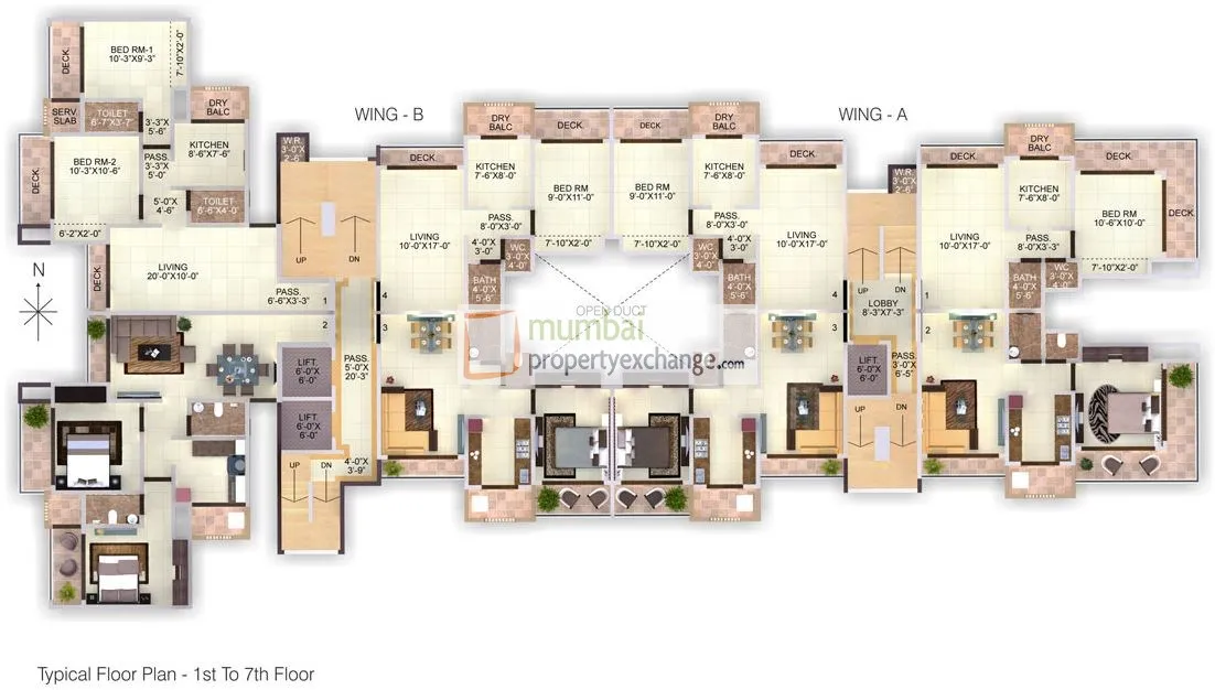 4BHK Flats for Sale in Platina, Santacruz West