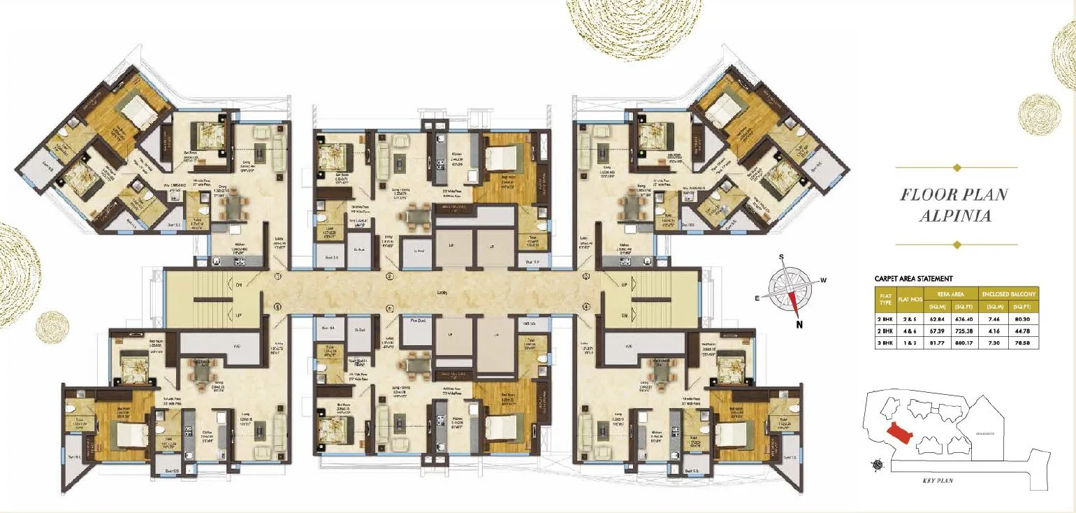 Acme Ozone Alpinia Floor Plan