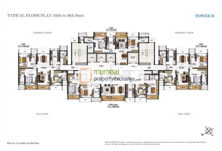 Floor Plan Tower B