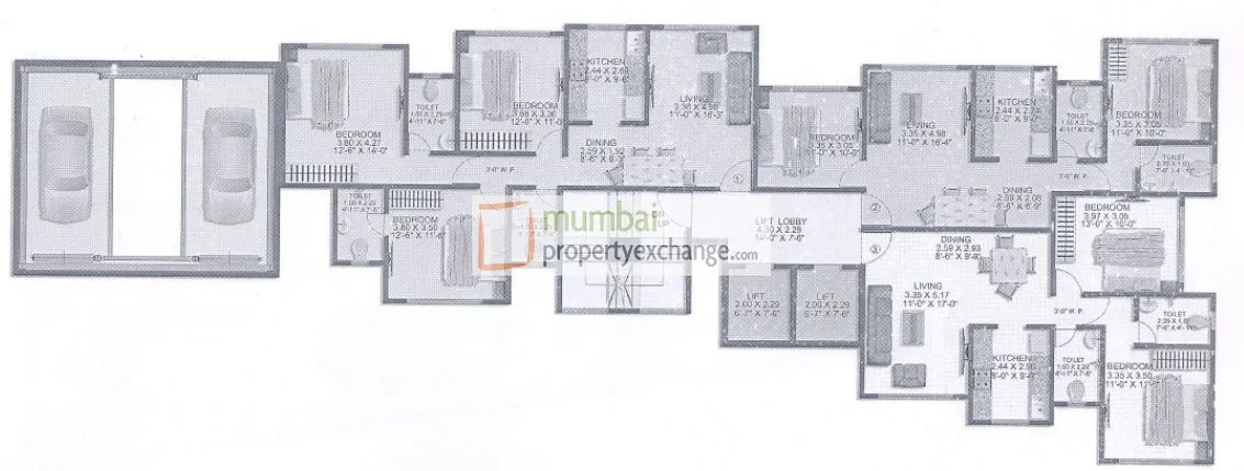 Heritage, Ghatkopar West โ floor plan 1