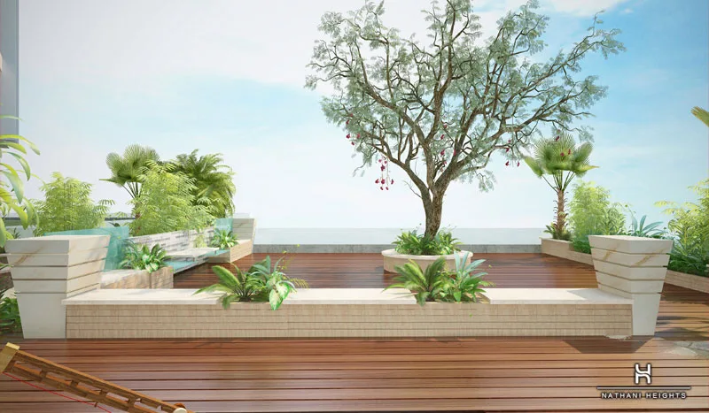 Nathani Heights Exotic-firangipani-tree-area