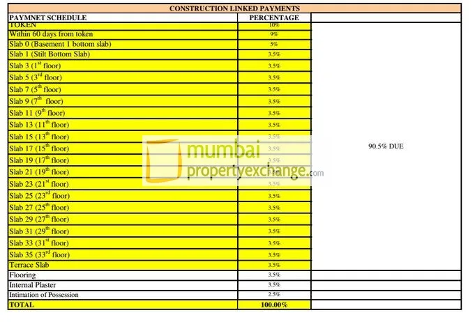 Payment Schedule