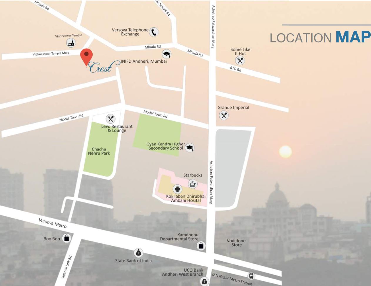 Veena Crest Location