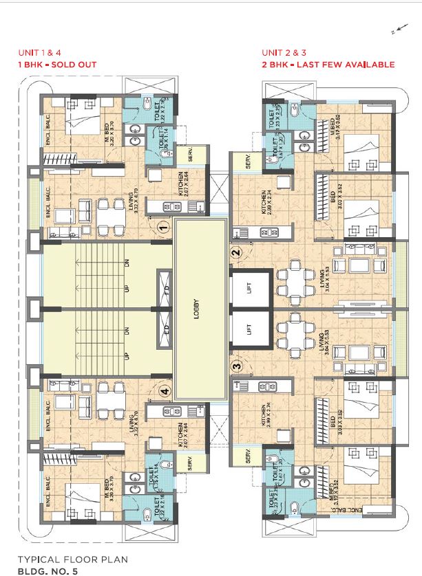 Vijay Vatika Typical floor Plan