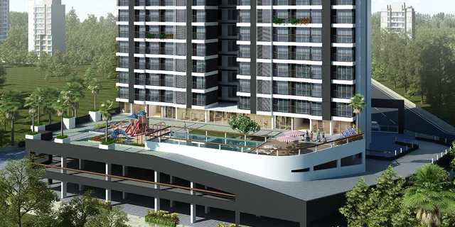 Wadhwa Evergreen Heights Elevation Image-4