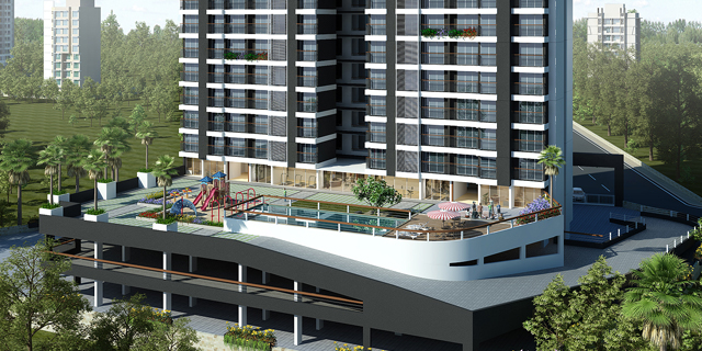 Wadhwa Evergreen Heights Elevation Image-4
