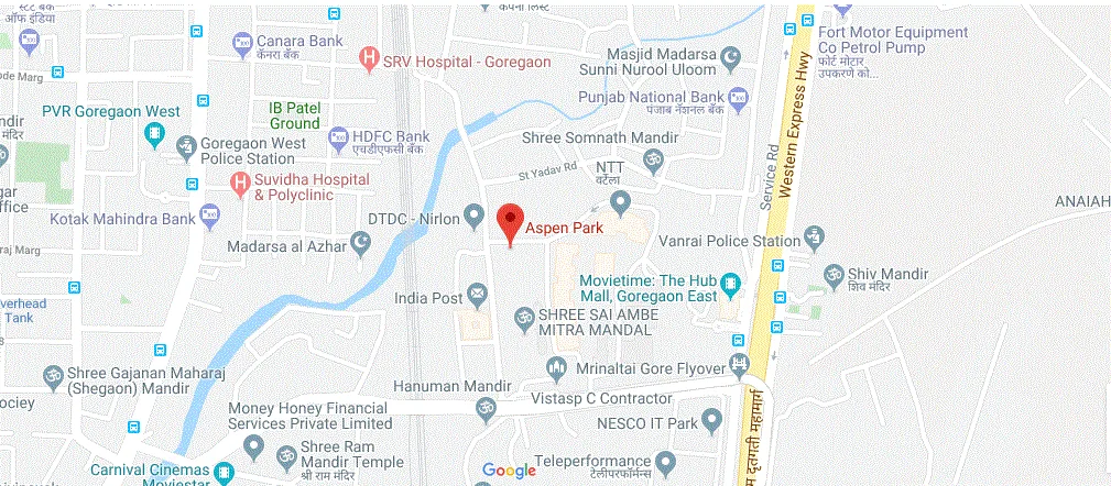 Aspen Park Location Map