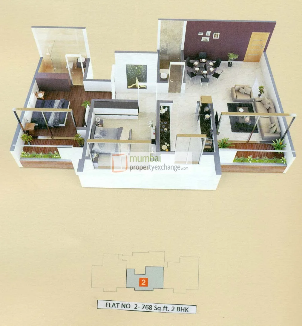 3bhk type 1