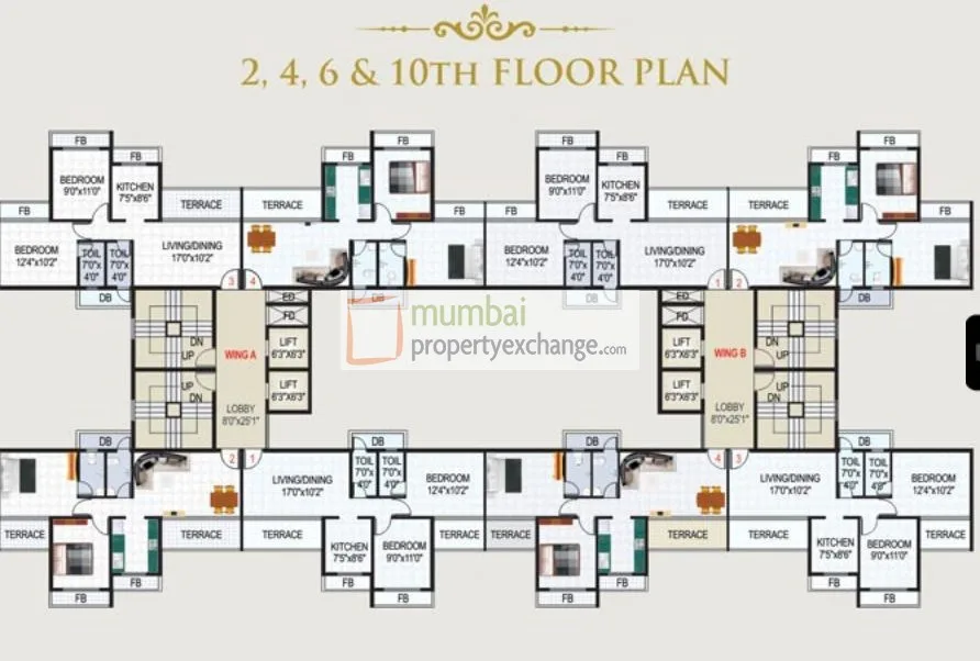 Even Floor Plan