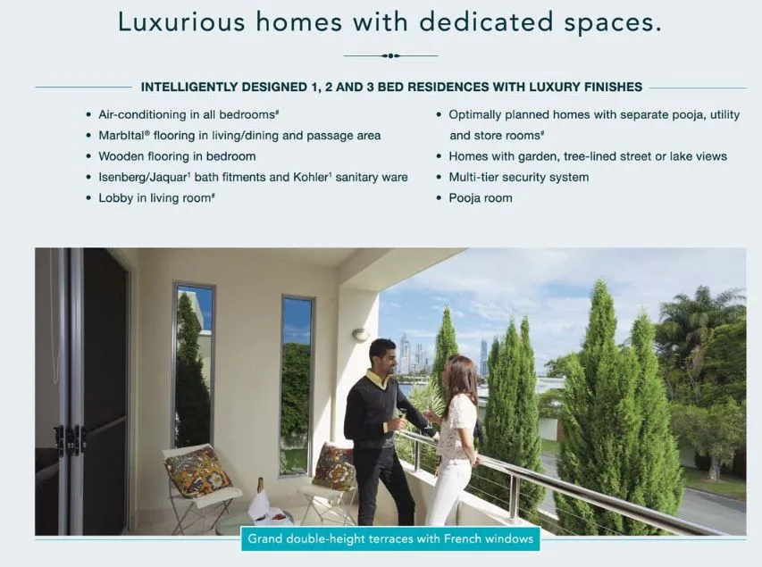 Lodha Lakeshore Greens Internal Amenities