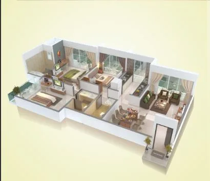 3 BHK Floor Plan
