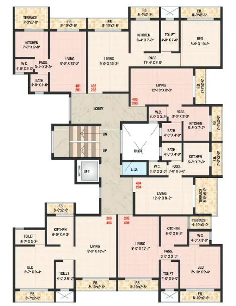 1 BHK Flats on Rent in Sunflower Apartment, Bandra West