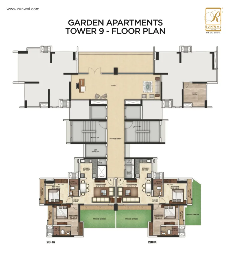 Garden Apartment - 09 Floor