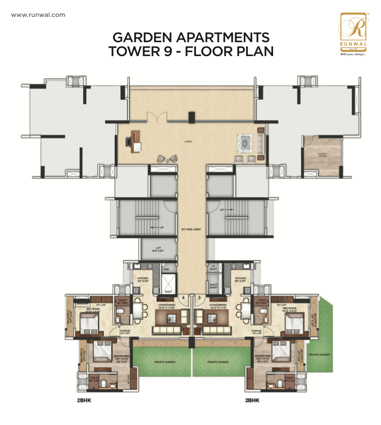 Garden Apartment - 09 Floor