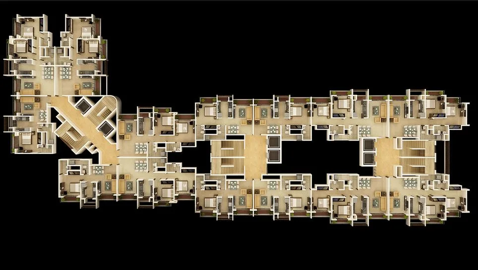 Unique Greens Typical Floor Plan 3