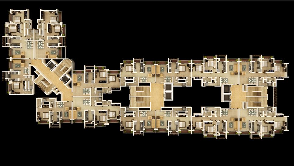 Unique Greens Typical Floor Plan 3