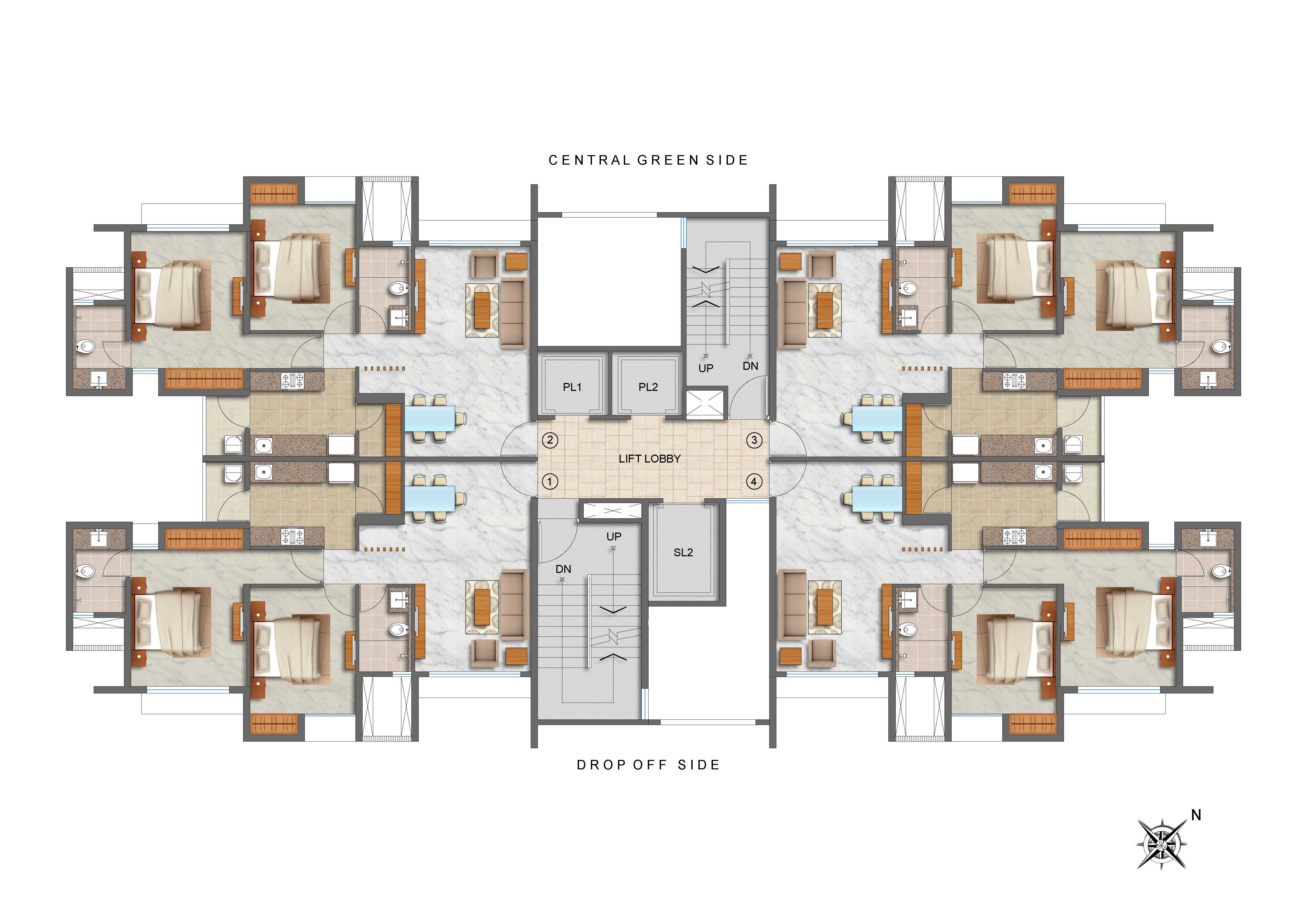 2 BHK Plan