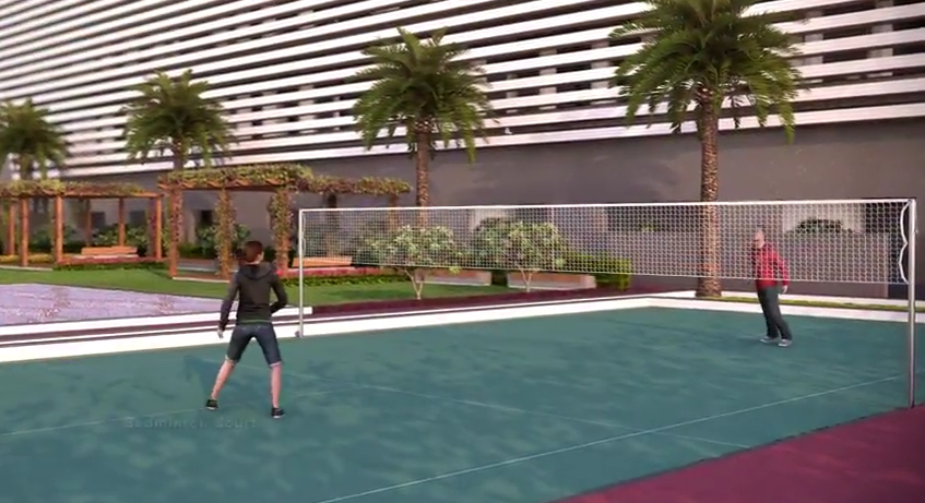 UK Iridium Badminton Court