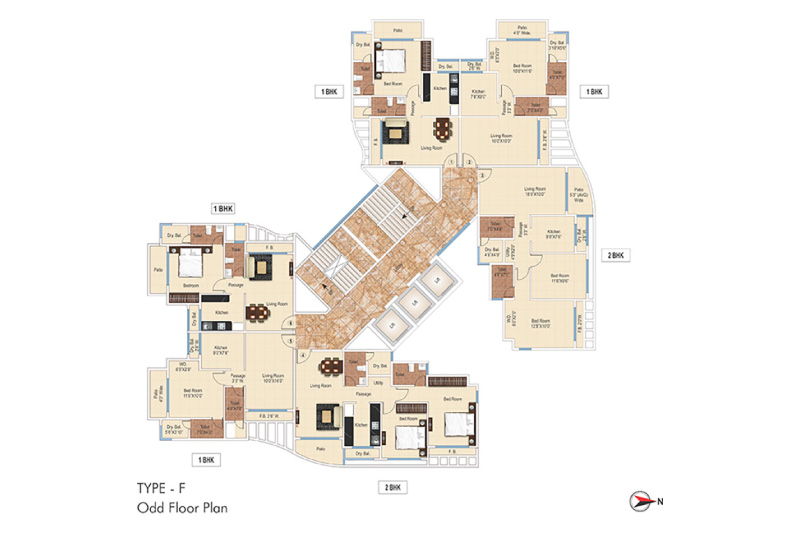 New Era Odd Typical Floor Plan