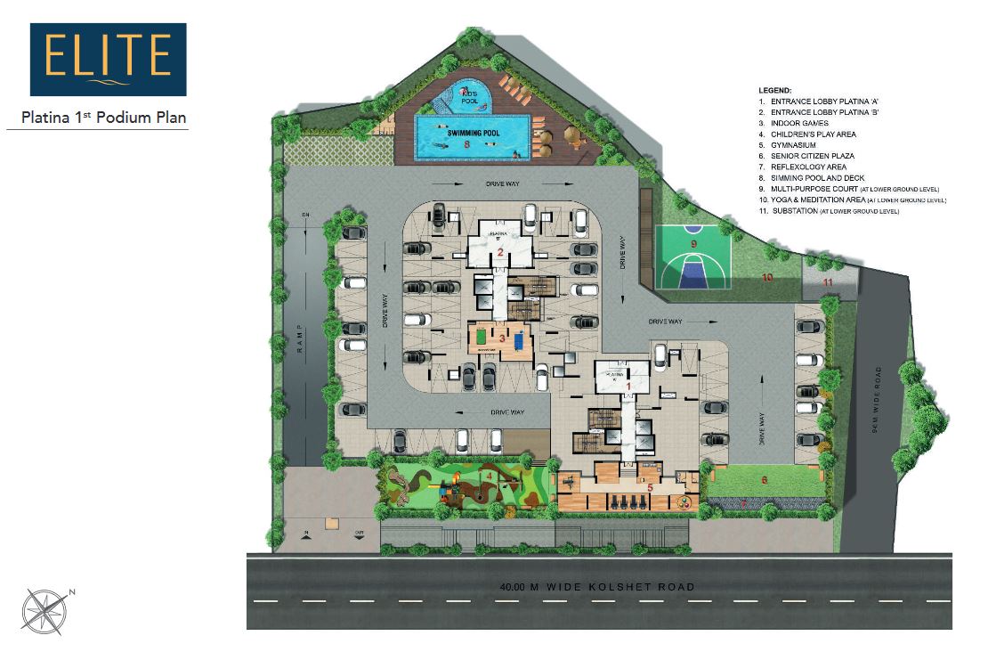 Wadhwa Elite - Platina 1st Podium Level Plan