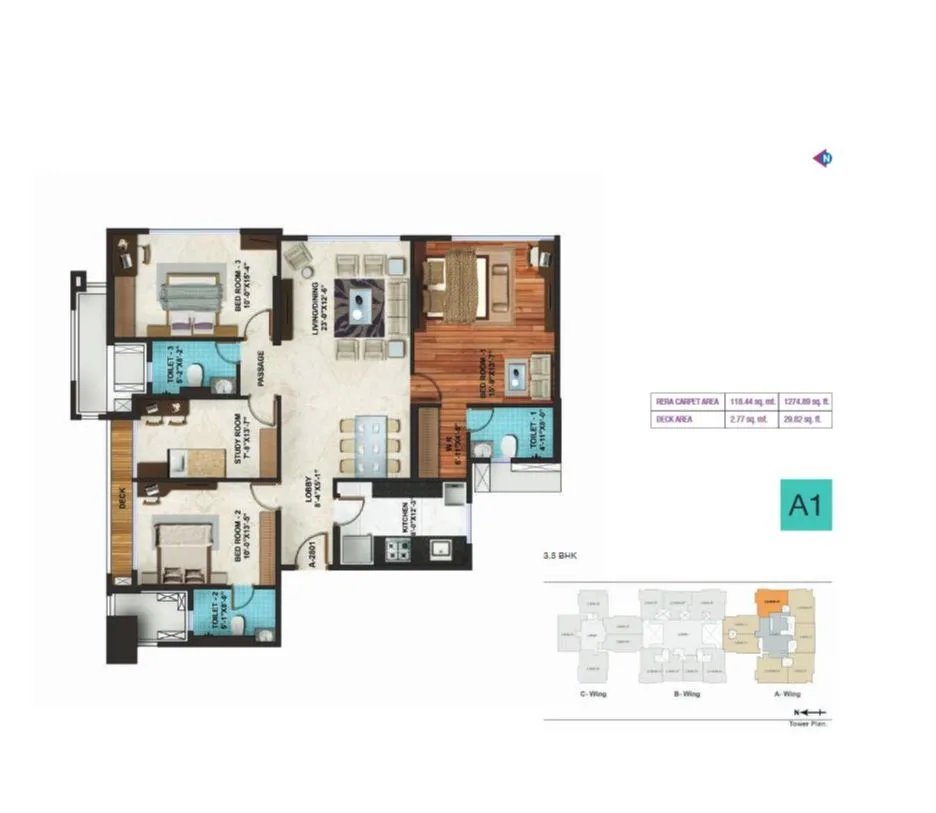 Adani Heights A1 Plan