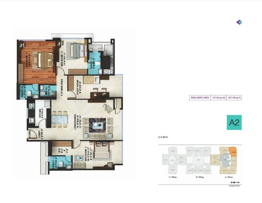 Adani Heights A2 Plan