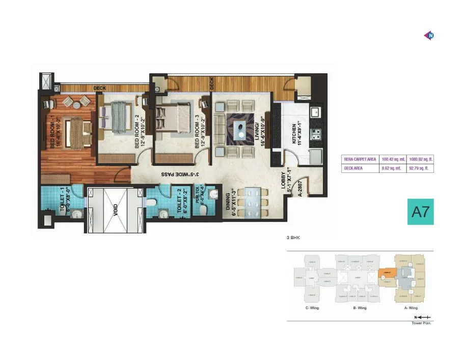 Adani Heights A7 Plan