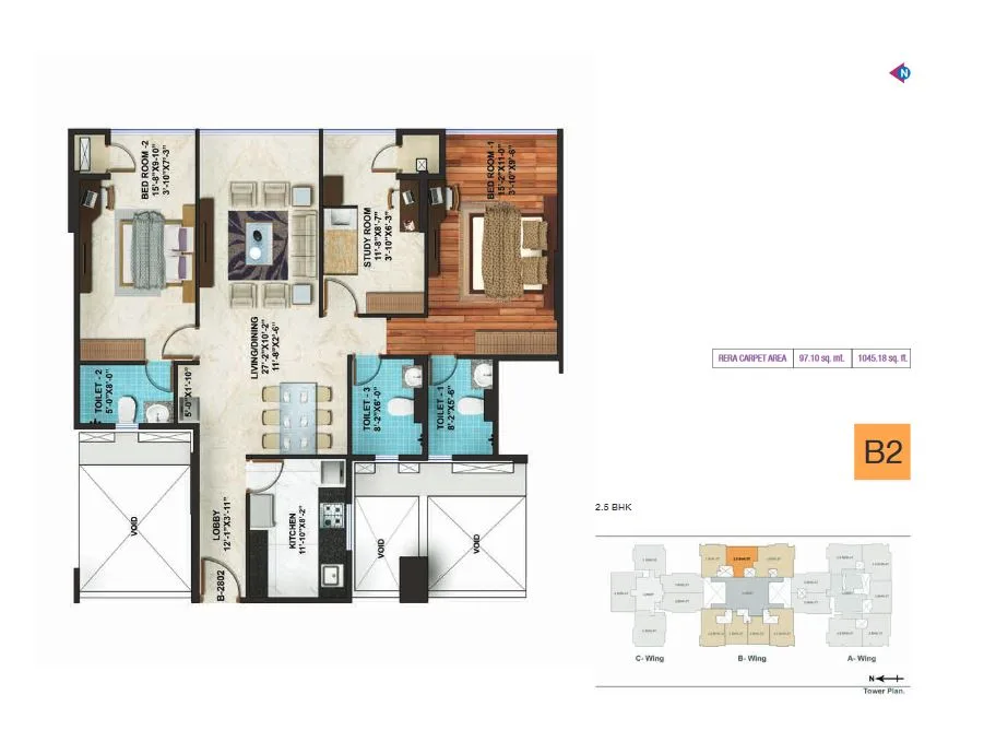 Adani Heights B2 Plan