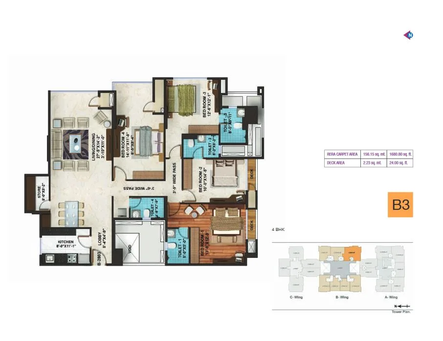Adani Heights B3 Plan
